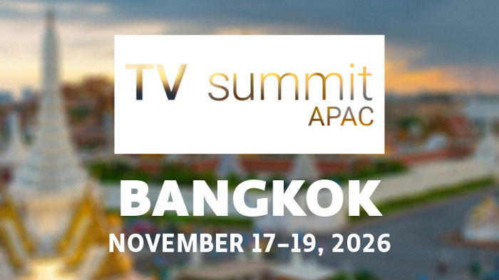 TV Summit APAC banner: Bangkok, November 17–19, 2026